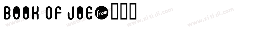 Book Of Joe字体转换